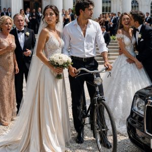 When My Stepfamily Laughed as My Groom Arrived on a Bicycle, - image 1