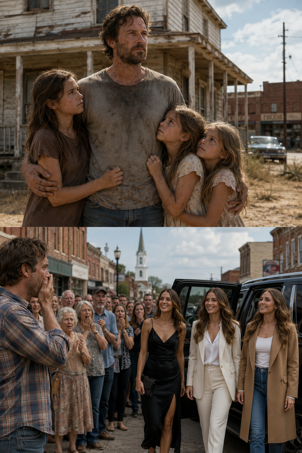 He was too broke to keep his three sisters. Fifteen years later, they came back in black SUVs and exposed the lie that had taken them away.