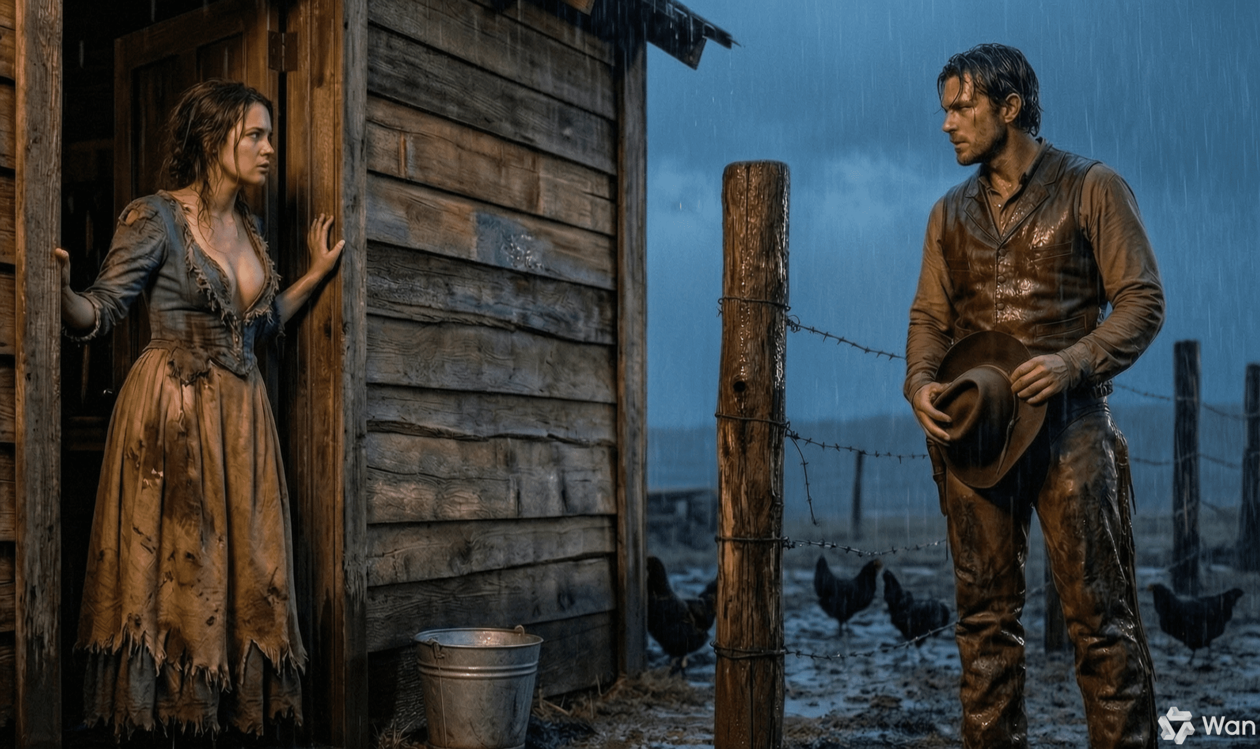 There’s something about a storm on the prairie that shows you what a person is made of.