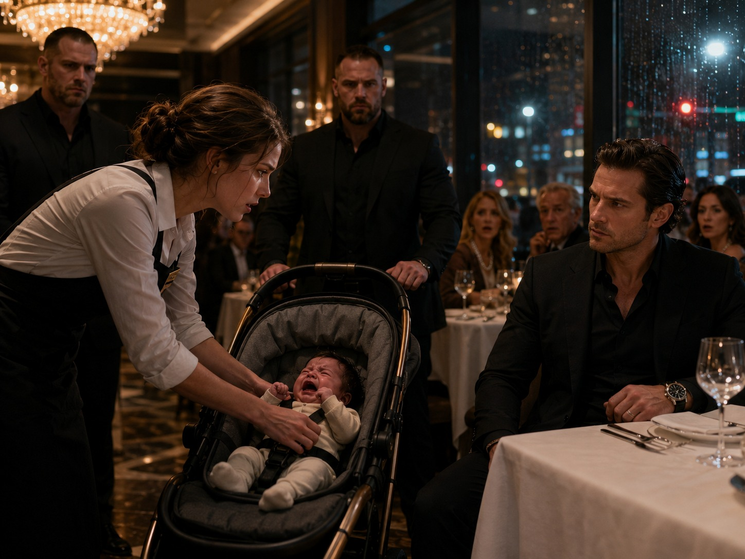A baby cried for 6 hours in a luxury restaurant, the Most Billionaire Feared Man ordered “make him be quiet”…. When he Ordered to Be Silenced—Then a Waitress Told Him the One Truth That Broke Him