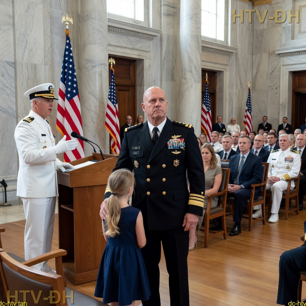 The admiral sneered into the mic: “Then what was your call sign?” Laughter filled the hall as the quiet father’s daughter gripped his sleeve, cheeks burning. He stared silently. Then two words dropped like a grenade.