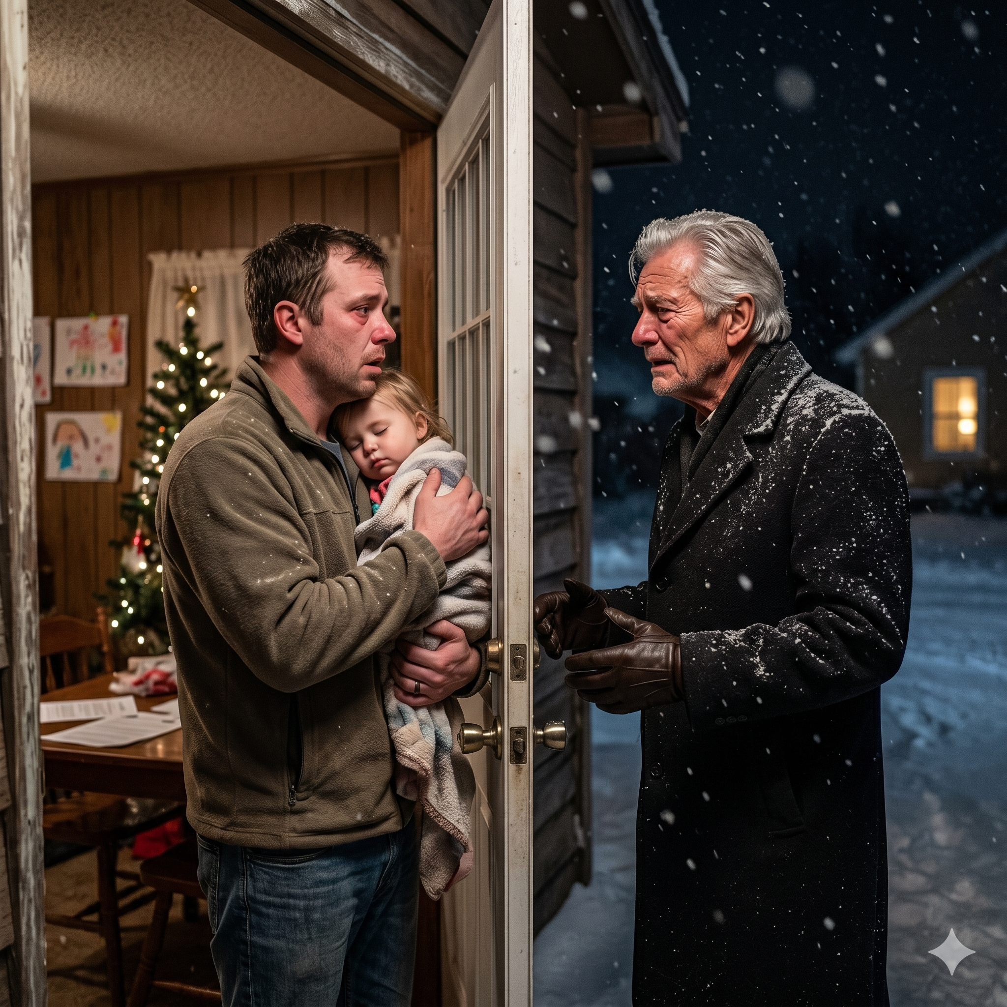 My name is Tyler Beckett, 35 years old, living in a quiet corner of Nebraska where the snow falls thick in winter and everything moves as slowly as the Plat River. I work at a supermarket. Nothing glamorous, just stocking shelves, helping customers pick out groceries, and smiling politely no matter how exhausting the day has been.