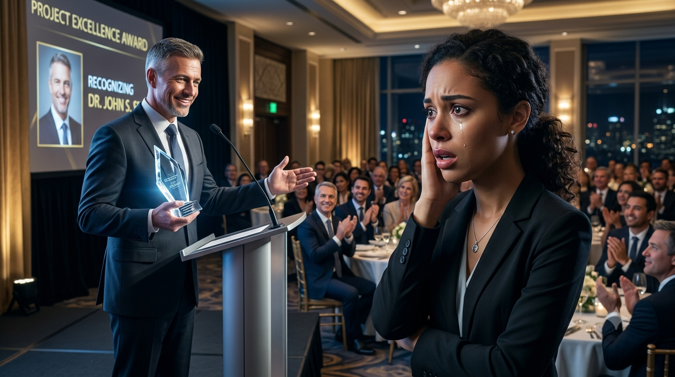 My boss took credit for my project and won an award. He thanked everyone but me in his speech. I made sure his next project failed without me.
