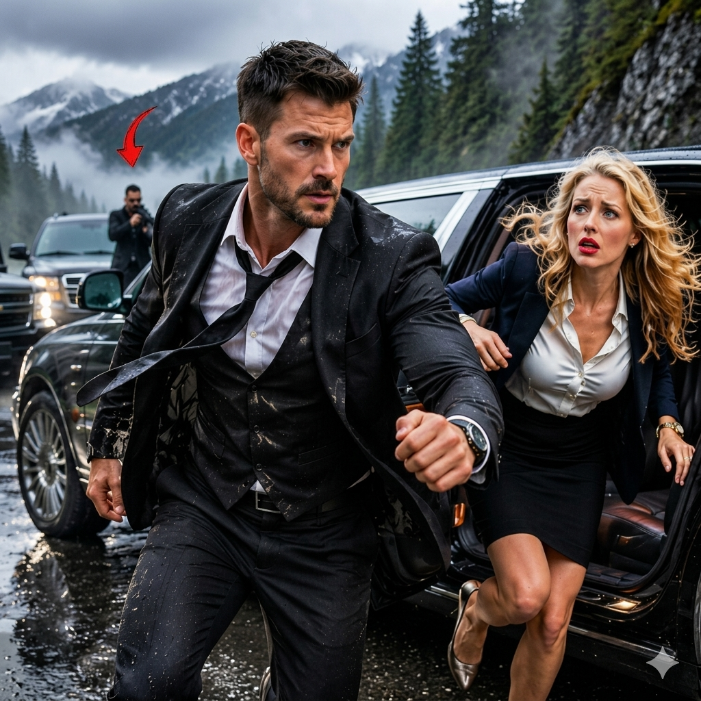 Audrey Sterling Blackwood hired Ronan Hail because he was the only driver who dared to tell her the limousine wasn’t safe to move. 3 weeks later, on a mountain road with no signal, two black SUVs boxed them in, cutting off the front one sealing the rear. The security escort had gone silent on the radio.