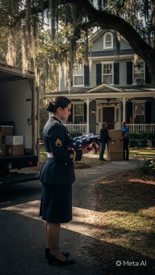 The morning after I buried my husband, my key no longer opened the front door of our home. There was still an American flag folded in my arms, still dirt on my shoes fr…