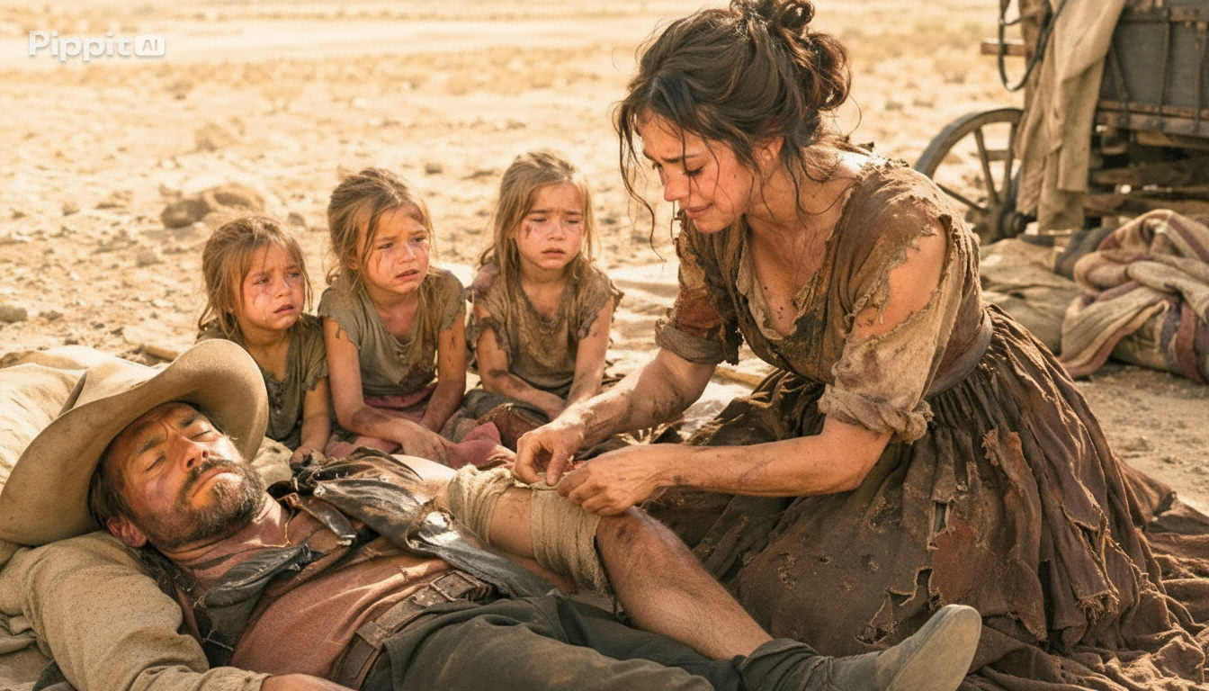 Eliza Harper hammered her bleeding fists against the splintered courthouse door. Her three little daughters clinging to her skirts in the Texas dust. You thieving coward.
